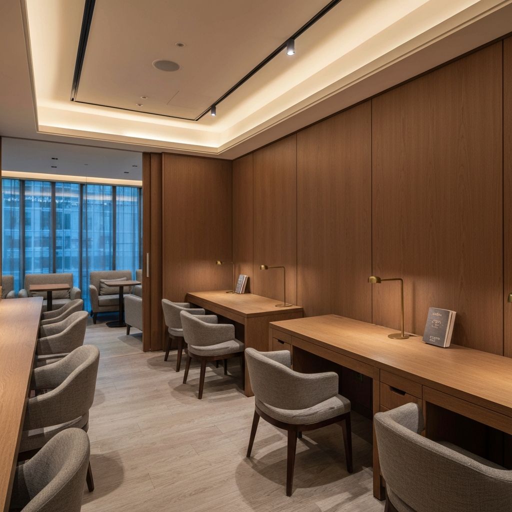 고급스러운 스터디룸