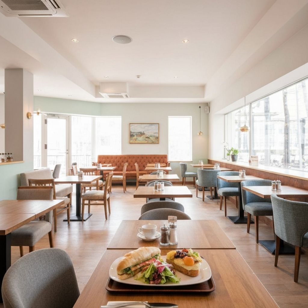 카페 런치 공간